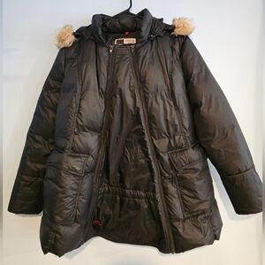 The M Coat By CDN Spirit 3in1 Maternity And Baby Wearing Winter Coat Black Large